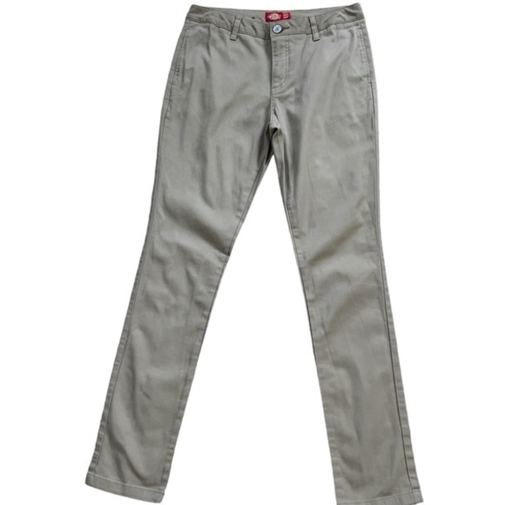Dickies Women’s Stretch Twill‎ Khaki Pants Sz. 9 Juniors NWOT